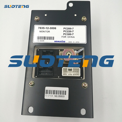 7835-12-3006 แผงแสดงผลรถขุดสำหรับ PC200-7 PC300-7 Excavator 7835123006