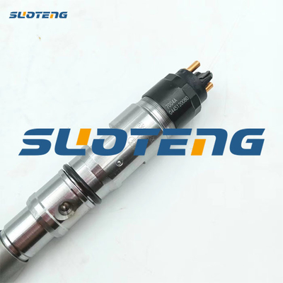 เครื่องยนต์ DL06S หัวฉีดเชื้อเพลิงคอมมอนเรล 0445120080 Excavator DX225