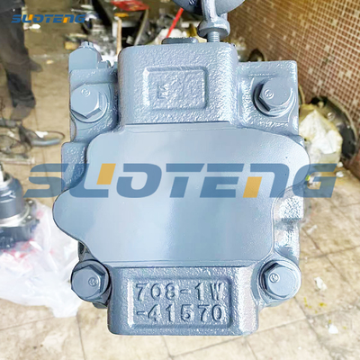 708-1W-41570 708-1w-41570 ปั๊มไฮดรอลิก ปั๊มพิสตันสําหรับ WB146 Backhoe Loader