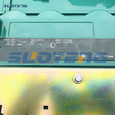 D7E รวมเครื่องยนต์ดีเซลสําหรับเครื่องขุด EC210 EC290