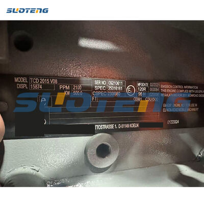 TCD2015V08 TCD2015 V08 ชุดประกอบเครื่องยนต์ดีเซลสมบูรณ์แบบ 2100RPM