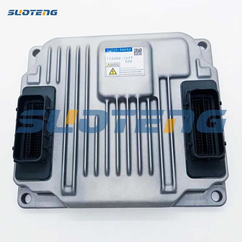 1J770-59052 1J77059052 กล่องควบคุม ECU เครื่องยนต์รถขุดมือสองสำหรับร้านซ่อมเครื่องจักรกลหนัก โรงงานผลิต