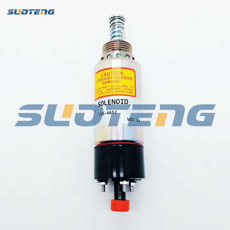 155-4652 24VDC Fuel Shut Solenoid 1554652 สําหรับเครื่อง 3114/3116/3126 เครื่องขุด E320B/E325B/E325C/E325CL